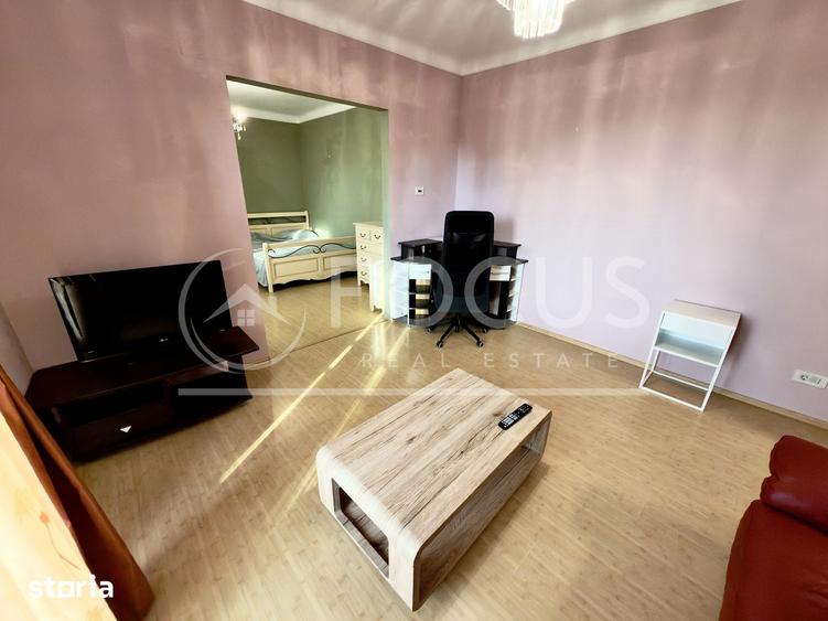 Apartament cu 2 camere semidecomandat, mobilat în Dorobanți