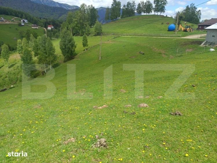Teren cu fundatie de cabana, intabulat, 1.093 mp Satul Pestera, co - 10
