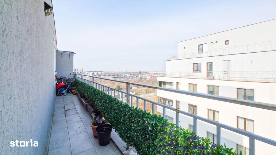 Apartament 2 camere Bragadiru Alunului, mobilat, balcon 19mp, parcare - 5