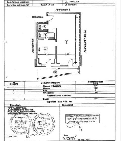 Apartament 2 camere de vanzare Casa del Mar - 1