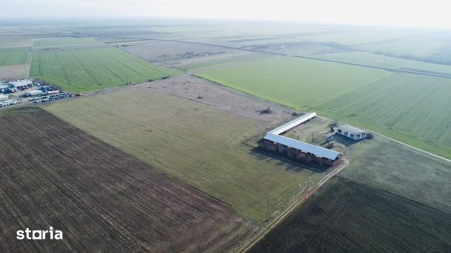 Teren de 36500 mp, în Est