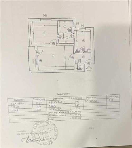 Apartament cu 2 camere circular, mobilat în Aeroport