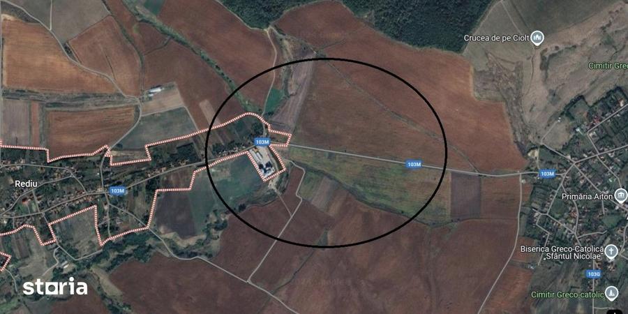 Teren de 4300 mp, în Aiton