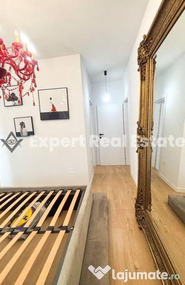 Apartament cu 2 camere semidecomandat, mobilat în Tunari