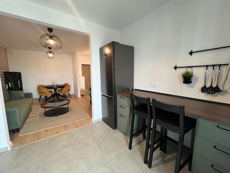 Apartament cu 2 camere decomandat, mobilat în Theodor Pallady