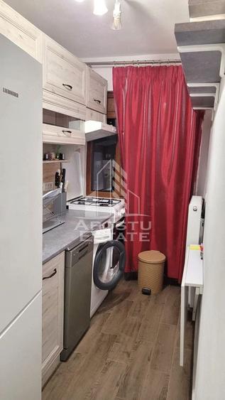 Apartament cu 2 camere semidecomandat, mobilat în Șagului