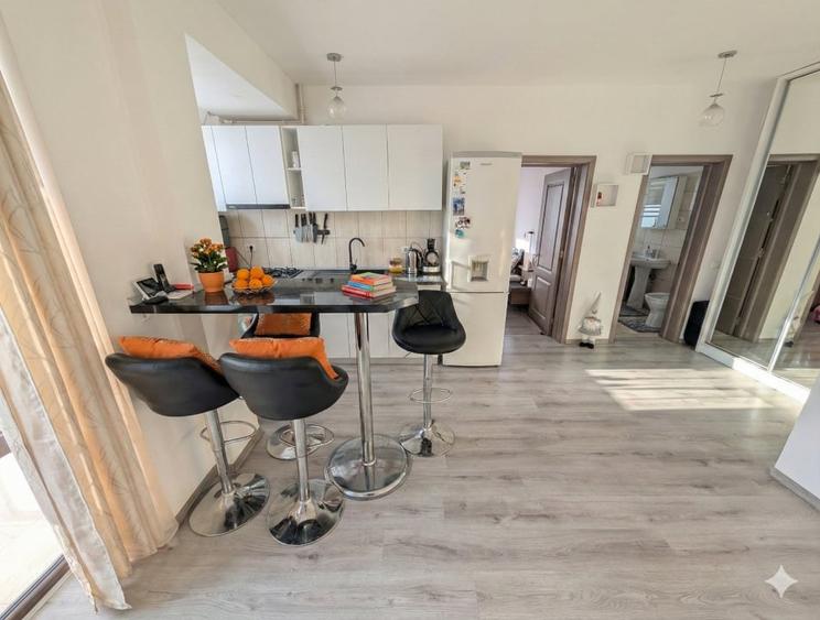 Apartament cu 2 camere, mobilat în Odăi
