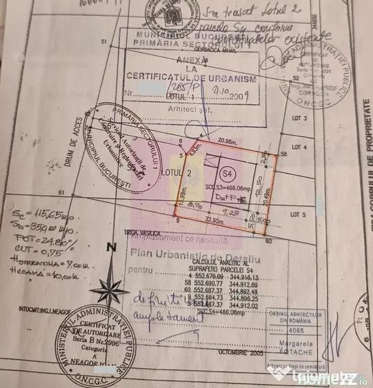 Vanzare teren constructie casa in zona Sisesti-Rompetrol - 2