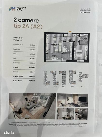 Vanzare Apartament 2 Camere Akcent City | Metrou Jiului | TVA INCLUS - 4