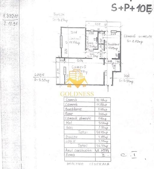 Apartament 2 camere deco Gheorgheni, Interservisan,2 balcoane,56 mp! - 3