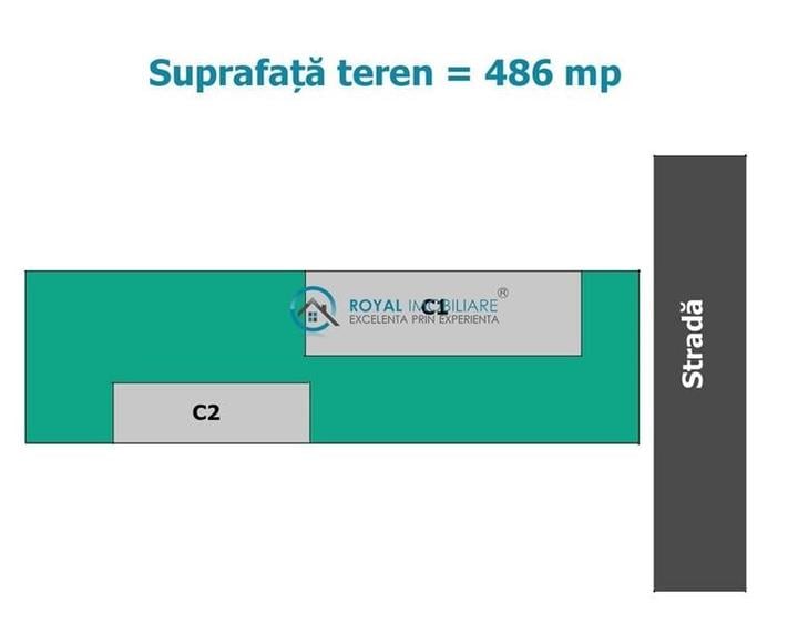Teren Construcții intravilan de 486 mp, în Mărășești