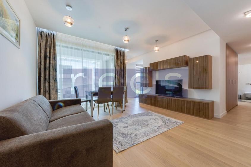 Apartament cu 2 camere decomandat, mobilat în Herăstrău