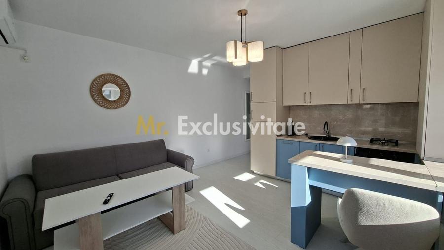 Apartament cu 2 camere decomandat, mobilat în Exterior Est