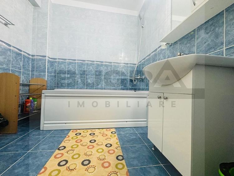 Apartament cu 2 camere semidecomandat, mobilat în Mănăștur