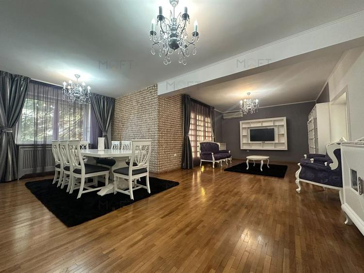 Apartament cu 4 camere decomandat, mobilat în Barbu Văcărescu
