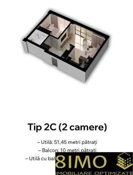 Apartament cu 2 camere decomandat în Fălticeni