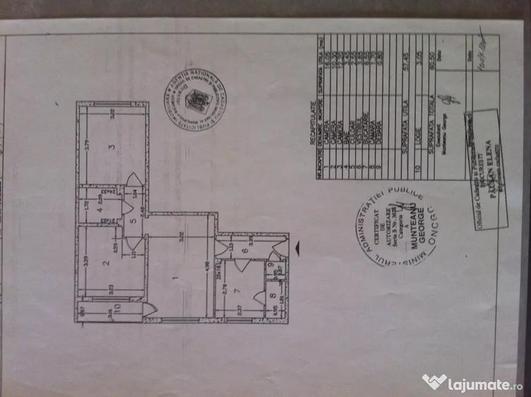 Apartament cu 3 camere semidecomandat, mobilat în Dorobanți