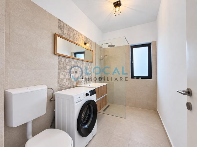 Apartament cu 2 camere semidecomandat, mobilat în Baciu