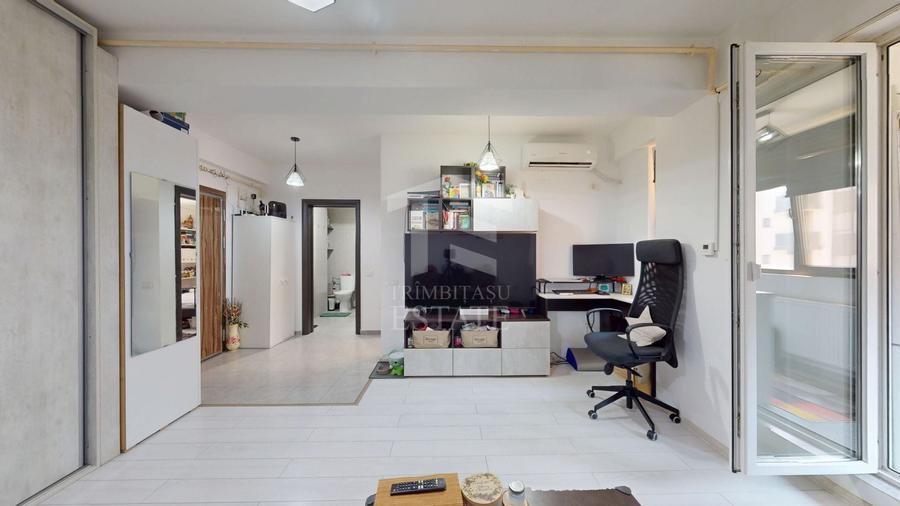 Apartament cu 2 camere semidecomandat, mobilat în Chiajna