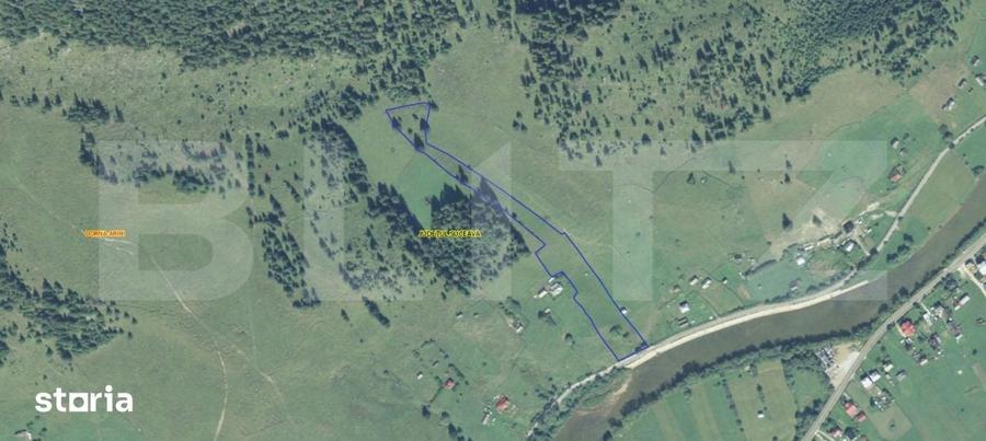 Teren de 12500 mp, în Dorna-Arini