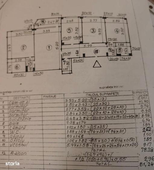 Apartament cu 4 camere în Militari