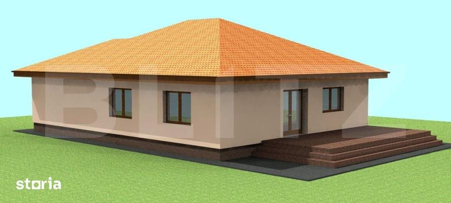 Casă cu 5 camere cu Teren 500 Mp în Central