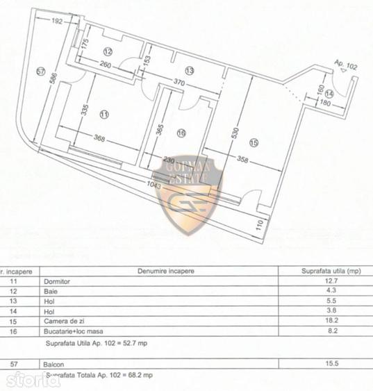 Apartament cu 2 camere semidecomandat, mobilat în Tomis Nord