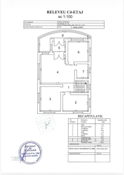 Casă cu 7 camere cu Teren 1875 Mp în Central