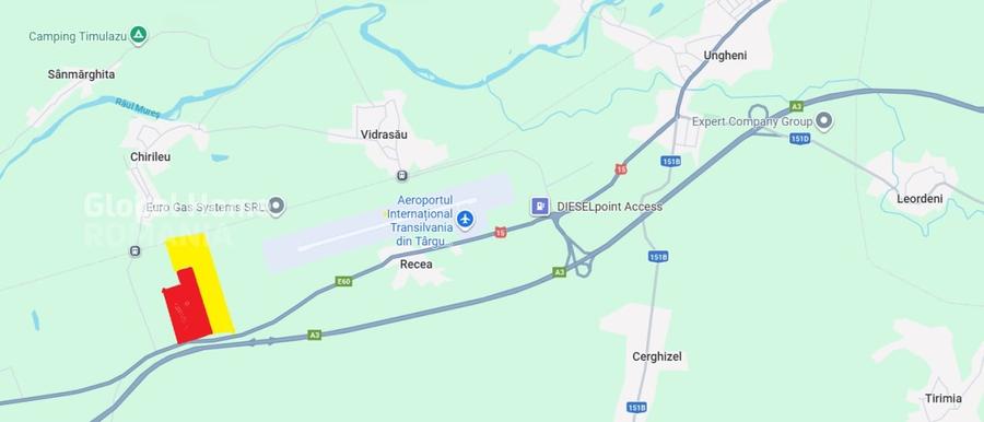 Teren Construcții intravilan de 37500 mp, în Sud-Vest