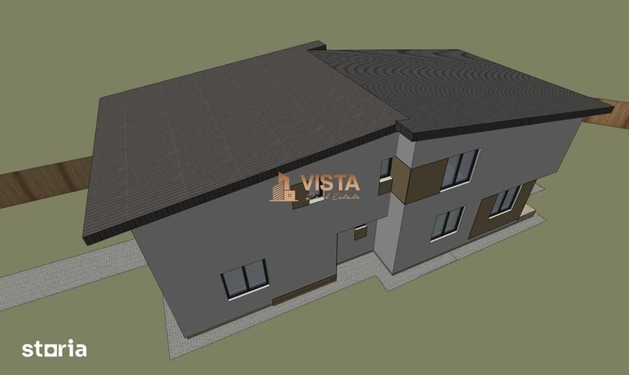 Casă cu 4 camere cu Teren 500 Mp în Stupini