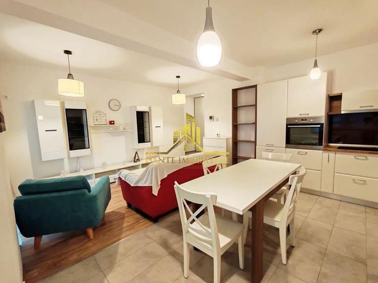 Apartament cu 2 camere semidecomandat, mobilat în Bună Ziua