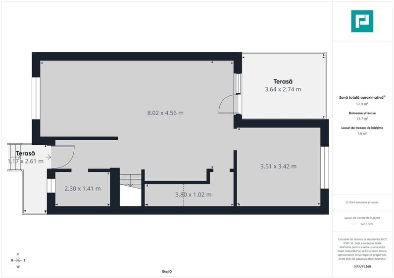 Duplex cu 4 camere cu Canalizare în Săcălaz