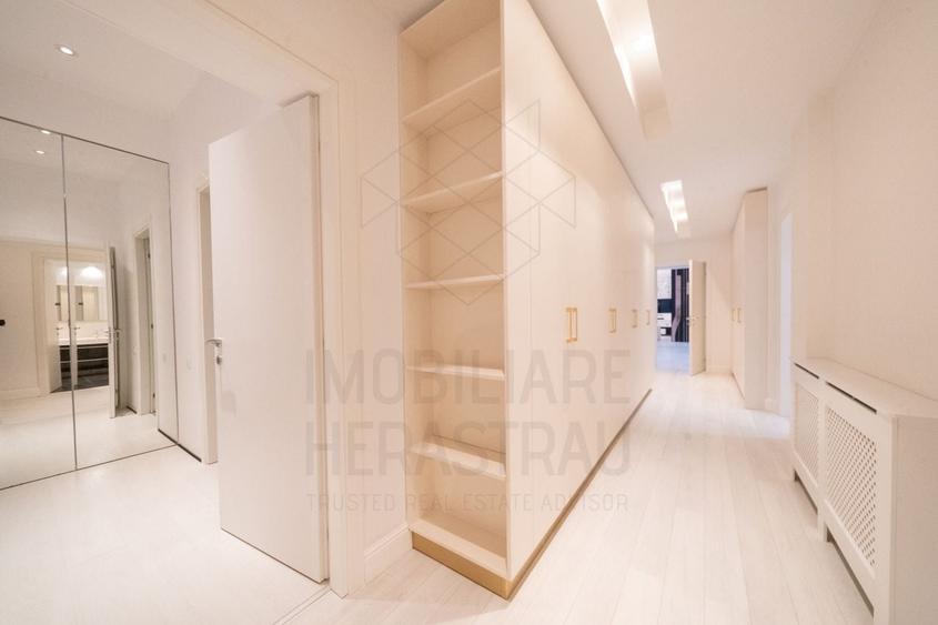 Apartament cu 5 camere decomandat, mobilat în Herăstrău