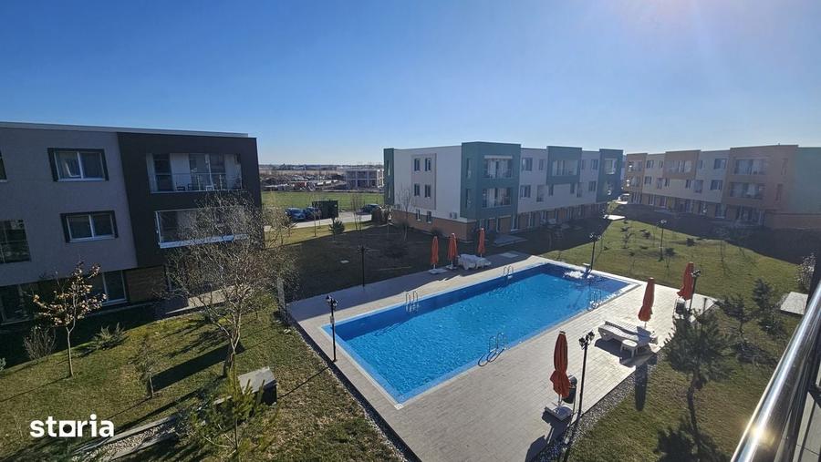 APARTAMENT 2 CAMERE in Complex cu Piscina zona Otopeni bloc NOU - 1