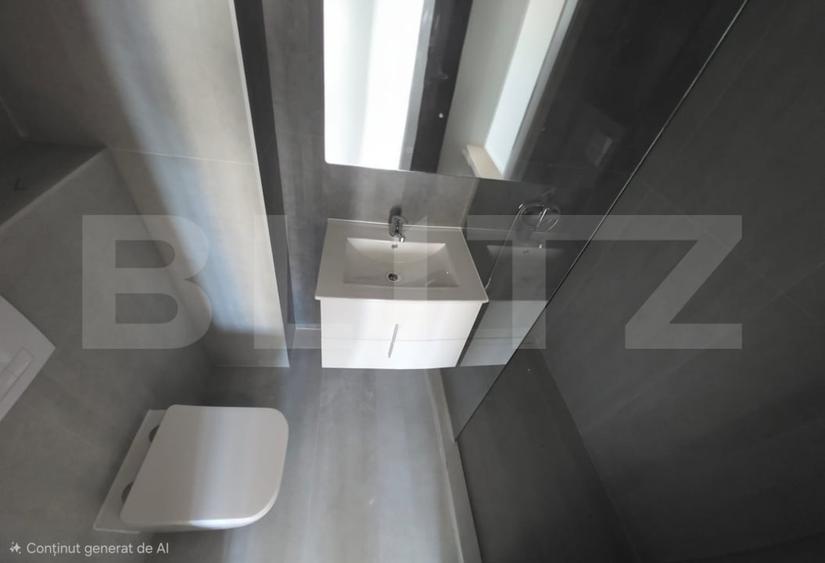 Apartament cu 3 camere semidecomandat în Nord