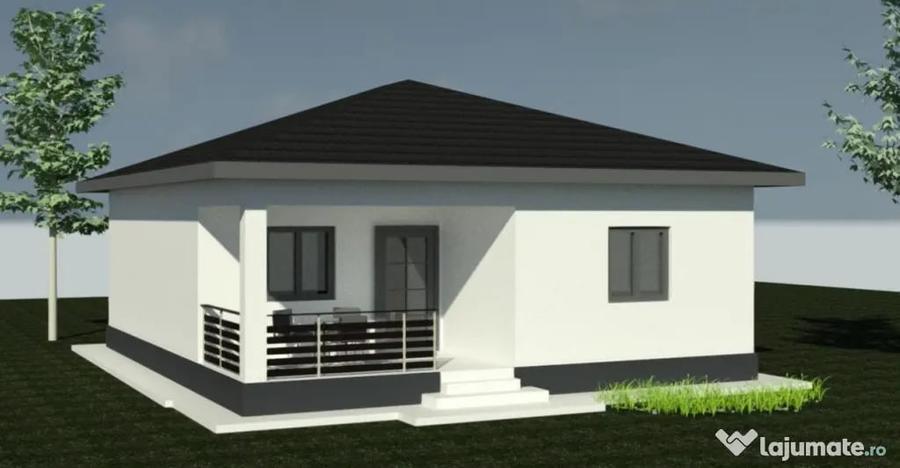 Casă cu 4 camere cu Teren 355 Mp în Podari