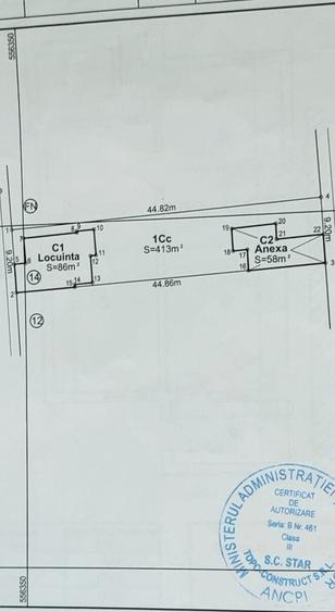 Teren Construcții intravilan de 204 mp, în Crângași
