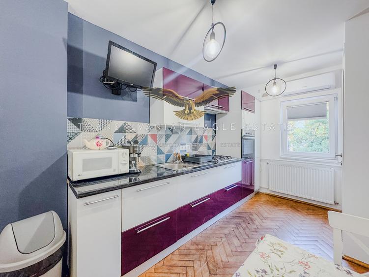 Apartament cu 3 camere decomandat, mobilat în Zorilor