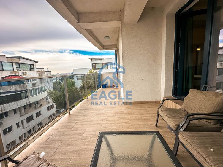 Apartament cu 2 camere nedecomandat, mobilat în Faleza Nord