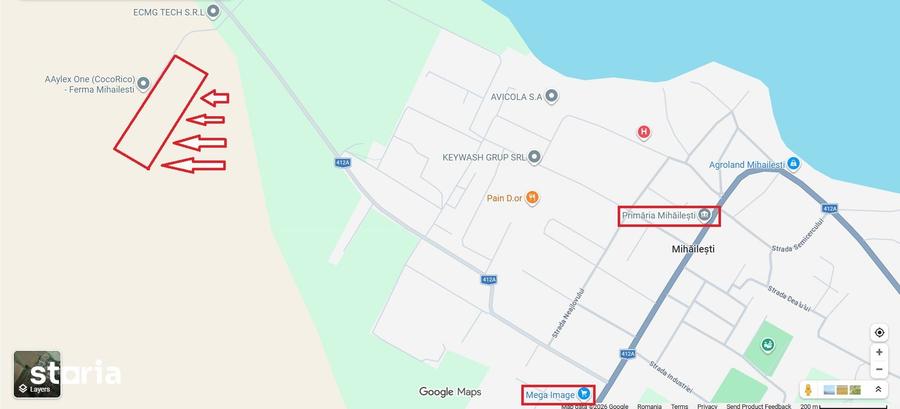 Teren de 10151 mp, în Mihăilești