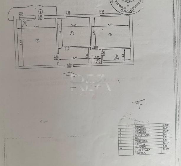 Apartament cu 2 camere decomandat, mobilat în Vitan