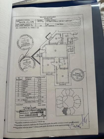 Apartament cu 3 camere decomandat în Ștefan cel Mare