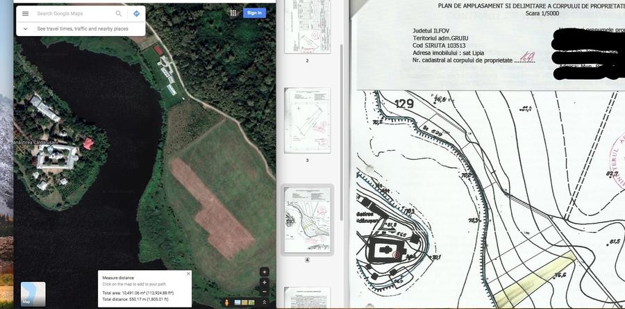 Teren investiție, de 12,497 mp, în Gruiu
