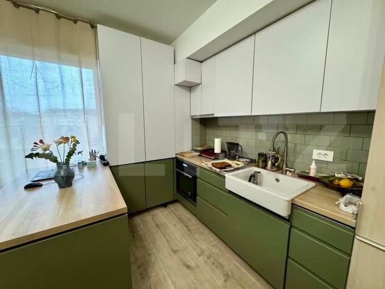 Apartament cu 2 camere semidecomandat, mobilat în Iosia