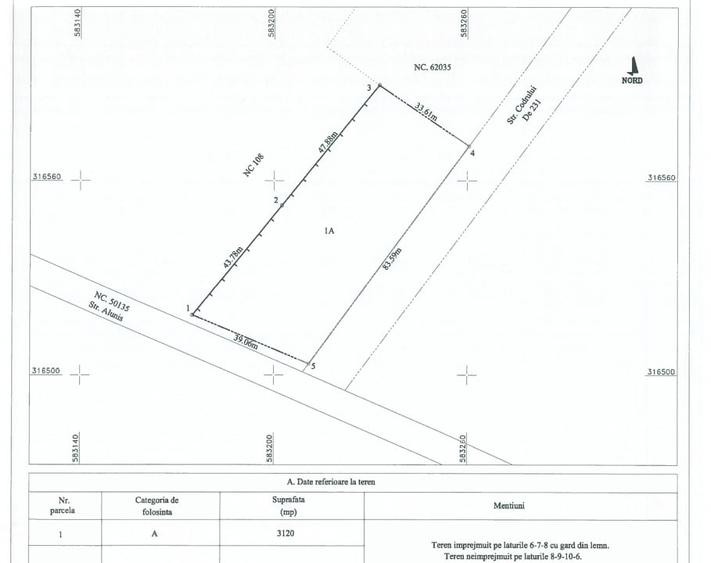 Teren Construcții intravilan de 3120 mp, în Măgurele