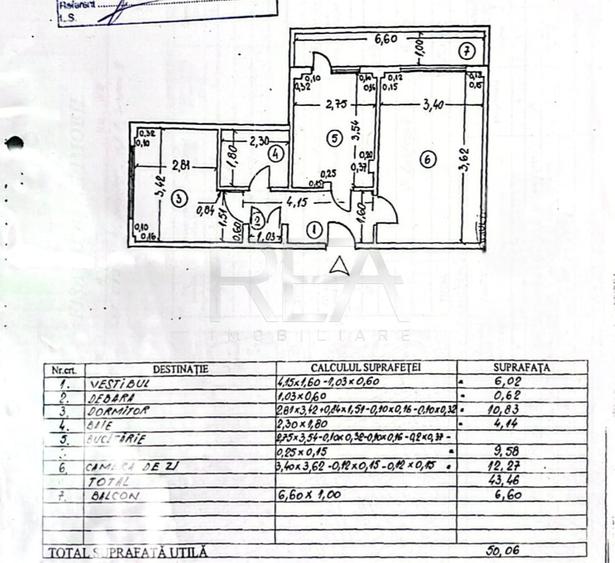 Apartament cu 2 camere decomandat, mobilat în Iancului
