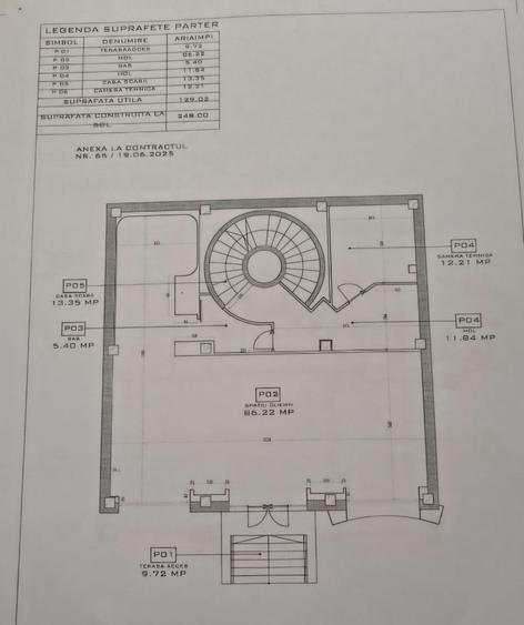 Spațiu comercial, de 400 mp, în Sârbi
