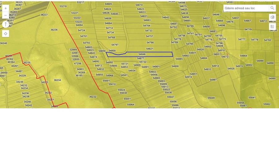 Teren extravilan de 128 mp, în Exterior Nord