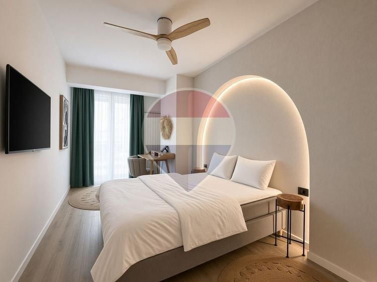 Apartament cu 2 camere semidecomandat, mobilat în Nord