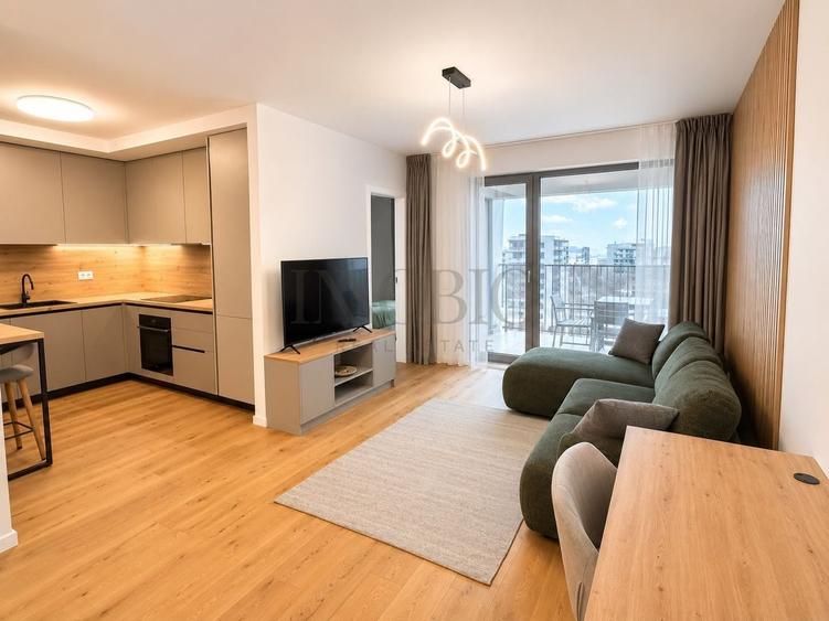 Apartament cu 2 camere semidecomandat, mobilat în Aviației